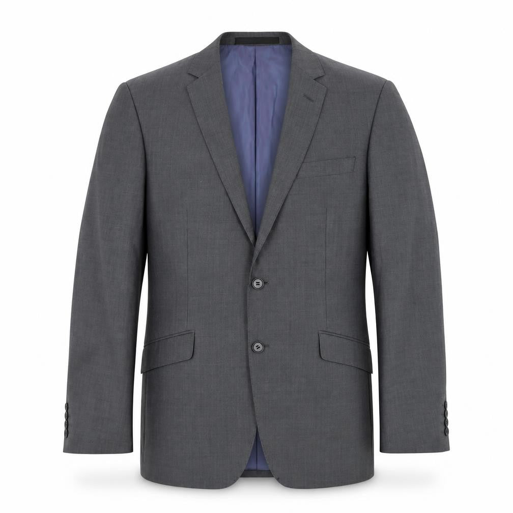 Marks & Spencer Mens Grey Wool Jacket Blazer Size 40 Regular