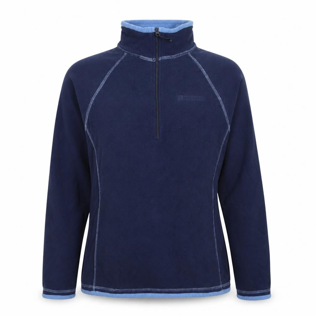 Warehouse Womens Blue Polyester Pullover Sweatshirt Size 8 Zip
