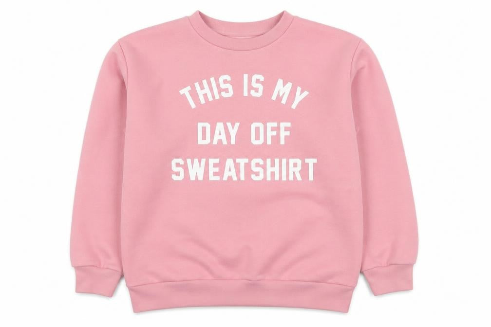 Oui Womens Pink Acrylic Pullover Sweatshirt Size S Pullover - Size S/M My Day Off Sweatshirt