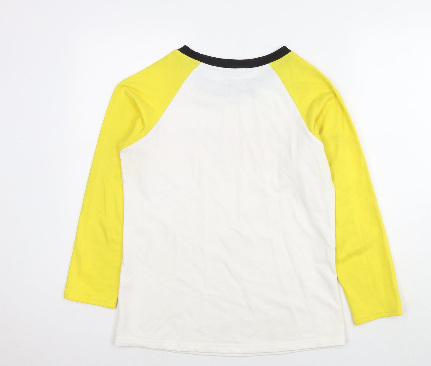 Zaful Womens Multicoloured Colourblock Cotton Pullover Sweatshirt Size M Pullover - Be Kind