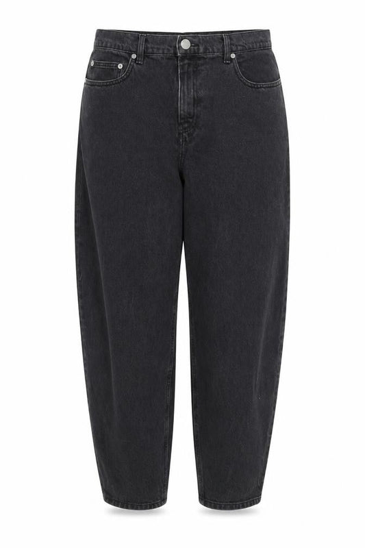 ASOS Womens Black Cotton Mom Jeans Size 30 in L32 in Regular Zip