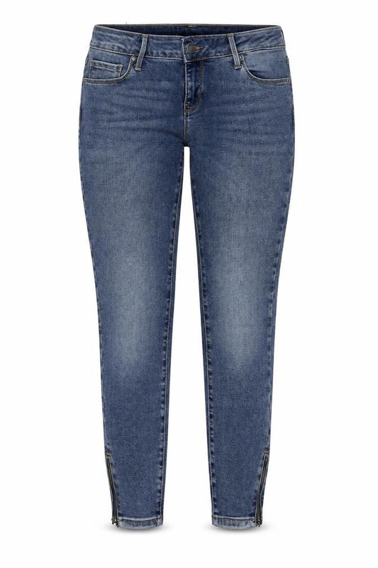 Vero Moda Womens Blue Cotton Skinny Jeans Size 30 in L30 in Regular Zip