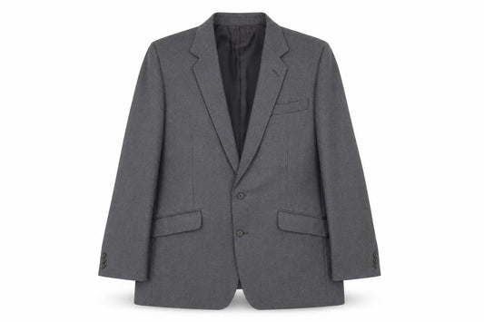 Dunn & Co Mens Grey Polyester Jacket Blazer Size 46 Regular