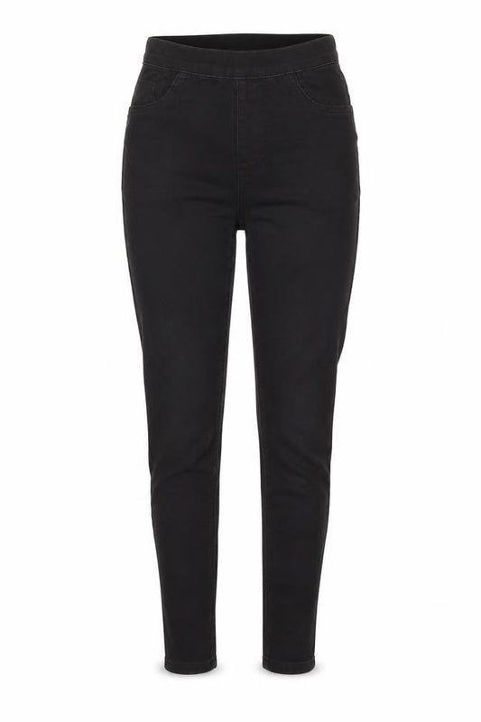 Marks & Spencer Womens Black Cotton Jegging Jeans Size 10 L26 in Regular