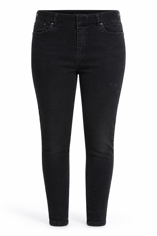 Soon Womens Black Cotton Jegging Jeans Size 12 L30 in Regular