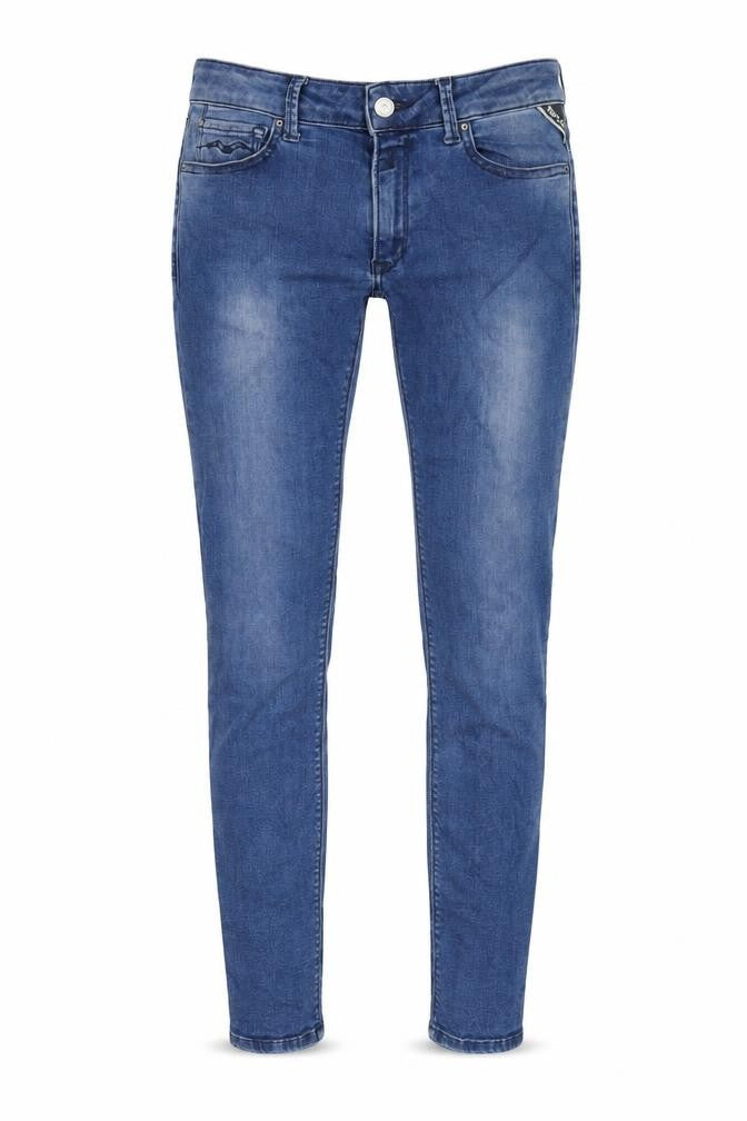 Replay Womens Blue Cotton Skinny Jeans Size 30 in L30 in Regular Zip