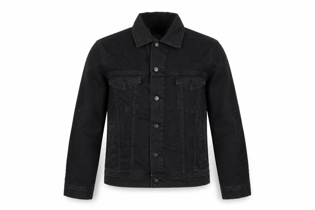 Kin Womens Black Jacket Size S Button