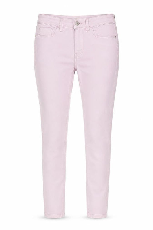 Next Womens Pink Cotton Skinny Jeans Size 10 L28 in Regular Zip
