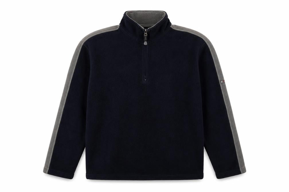 Maine Mens Blue Polyester Pullover Sweatshirt Size L