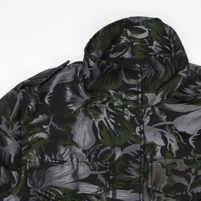 Next Womens Grey Floral Jacket Size 14 Zip