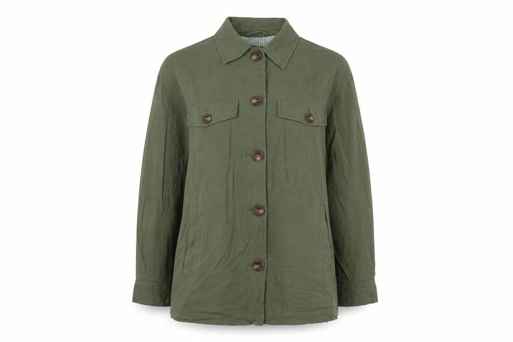 Zara Womens Green Jacket Size S Button
