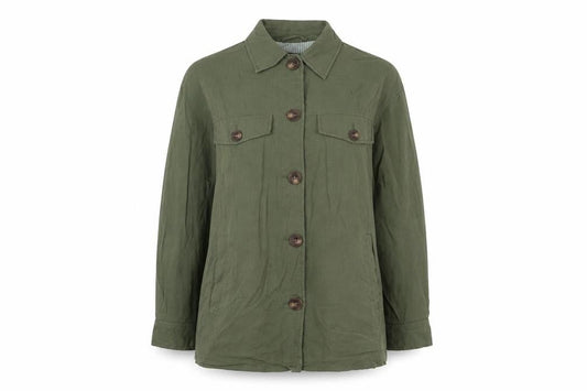 Zara Womens Green Jacket Size S Button