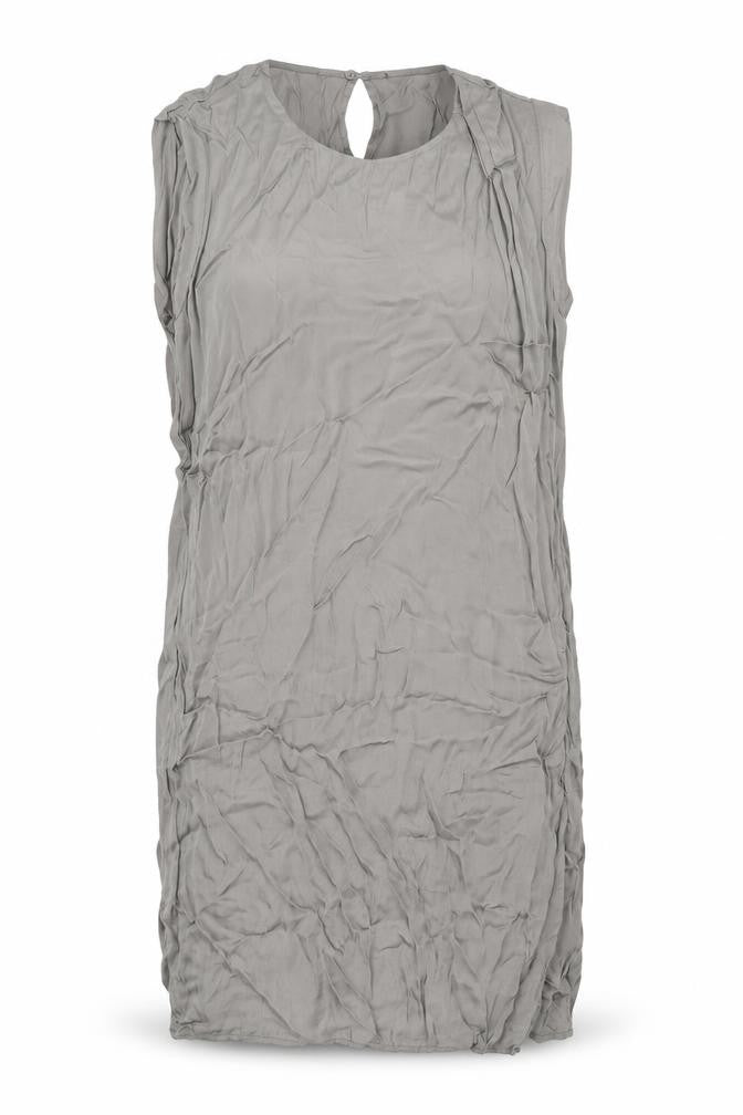 Marc O'Polo Womens Grey Polyester Shift Size 10 Round Neck Button