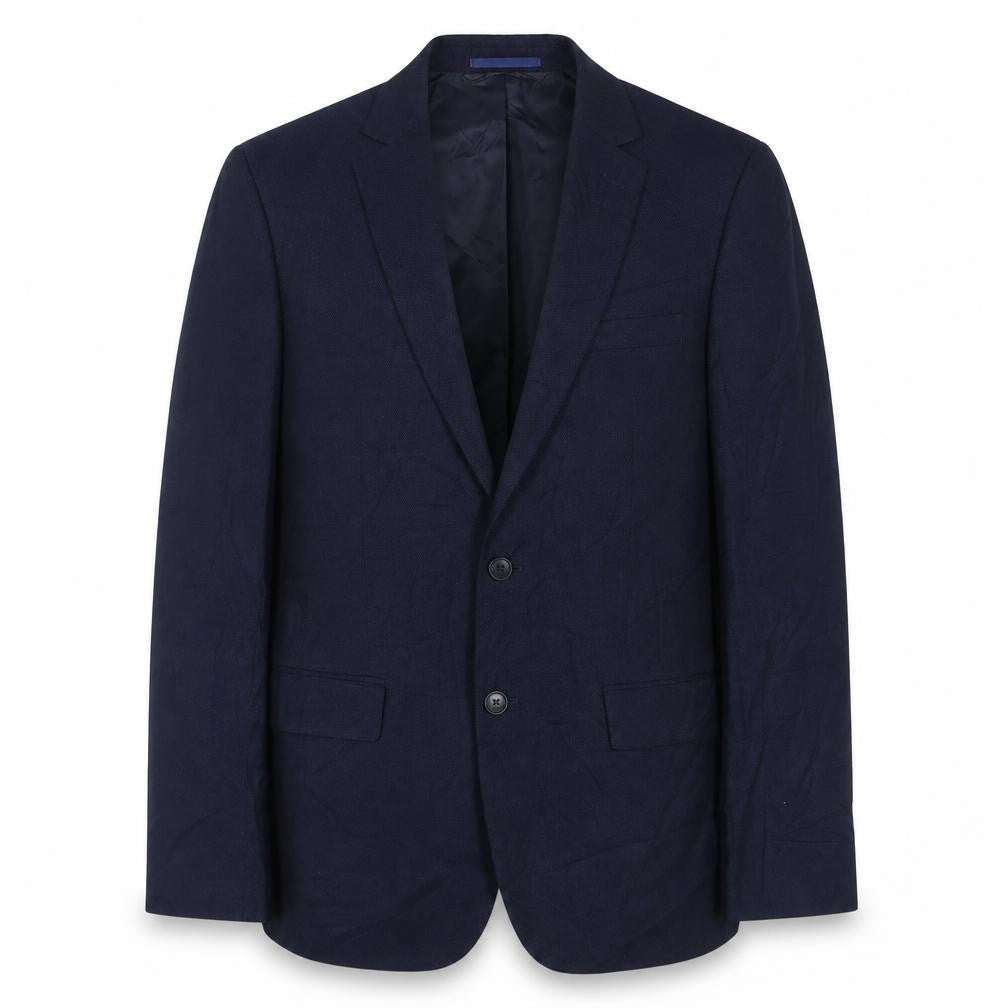 Marks & Spencer Mens Blue Polyester Jacket Suit Jacket Size 40 Regular