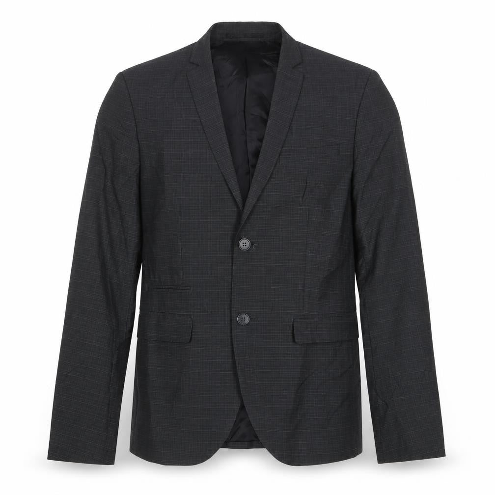 H&M Mens Black Polyester Jacket Suit Jacket Size 36 Regular