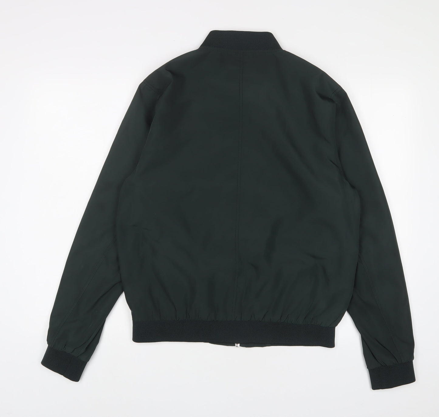 Topman Mens Green Bomber Jacket Jacket Size M Zip - Pockets