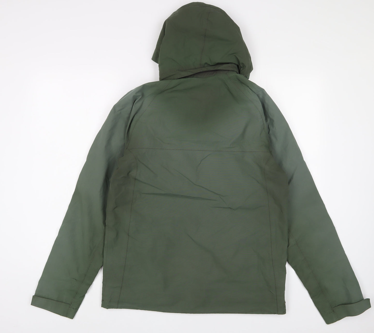 Quechua Mens Green Jacket Coat Size S Zip - Zip Pockets