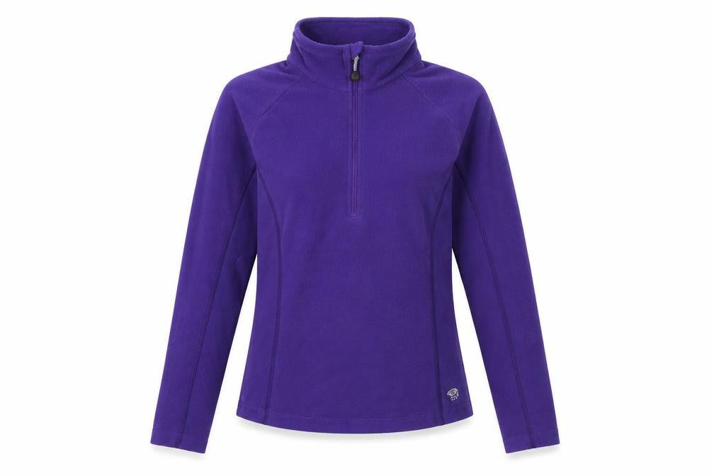 Mountain Hardwear Womens Purple Polyester Pullover Sweatshirt Size S Zip