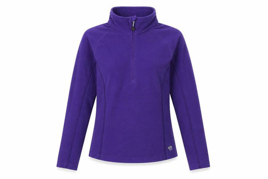Mountain Hardwear Womens Purple Polyester Pullover Sweatshirt Size S Zip