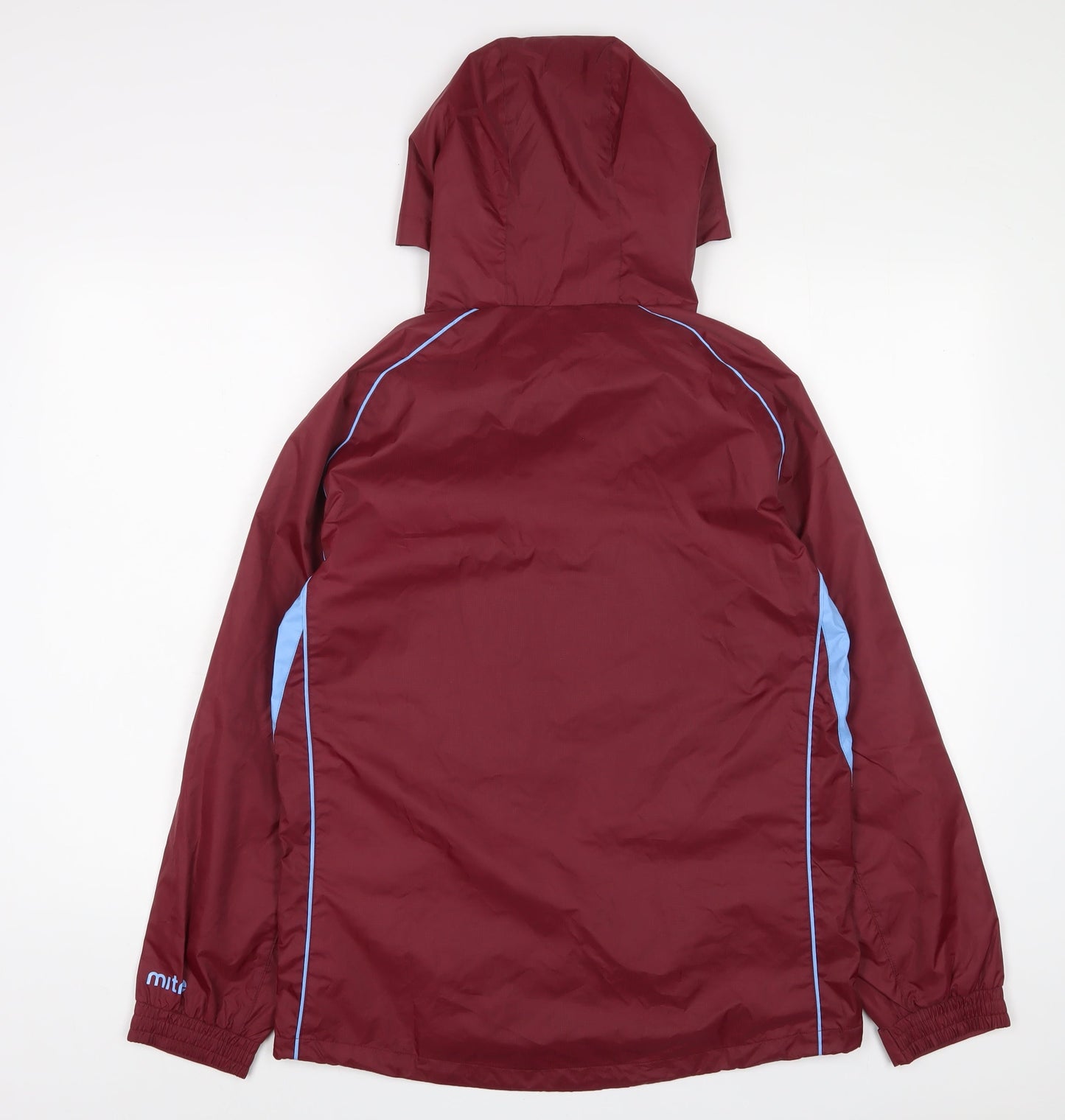 Mitre Womens Red Jacket Size 10 Zip - Pockets