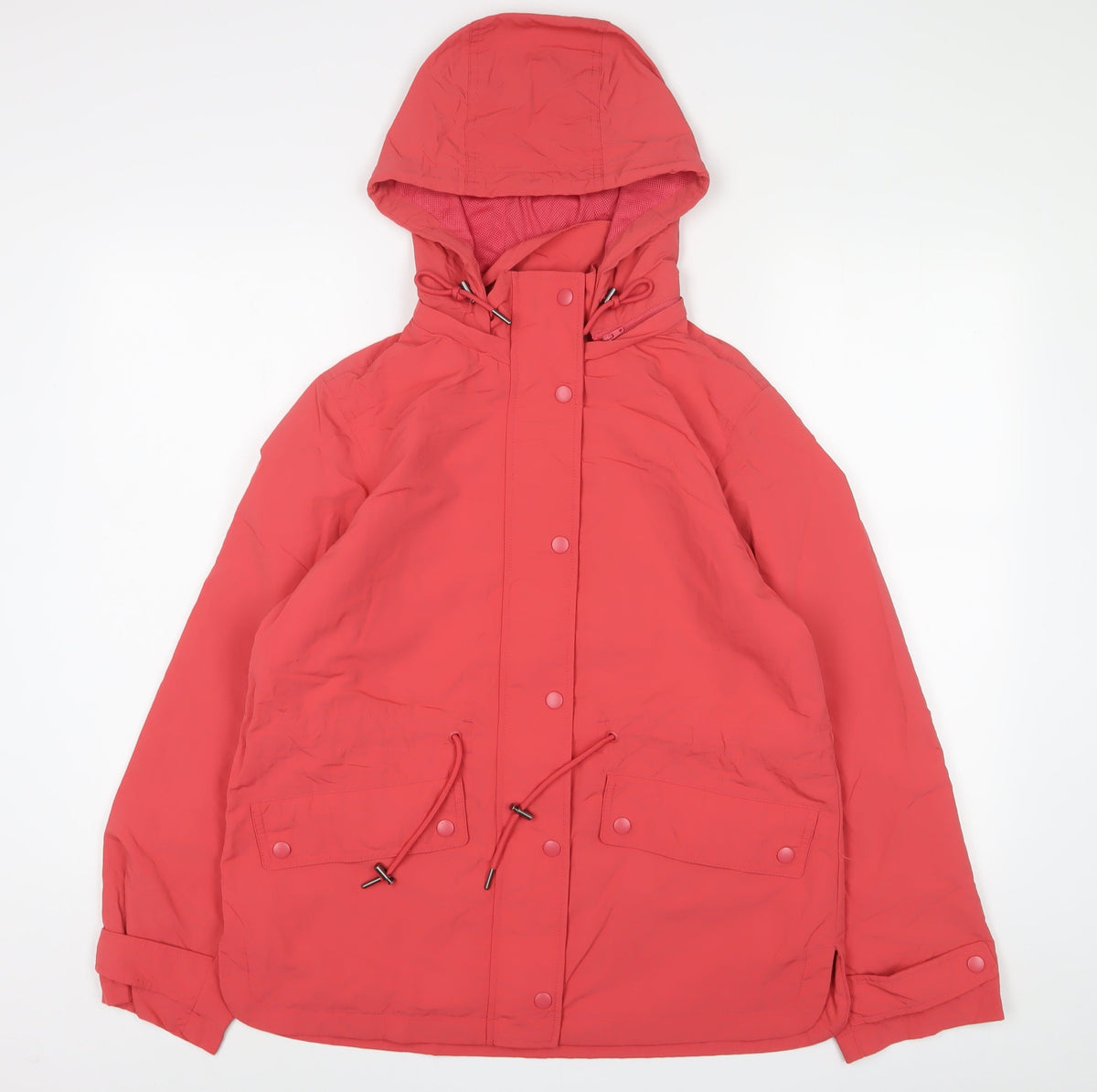 Marks & Spencer Womens Pink Jacket Size 8 Zip - Water Resistant