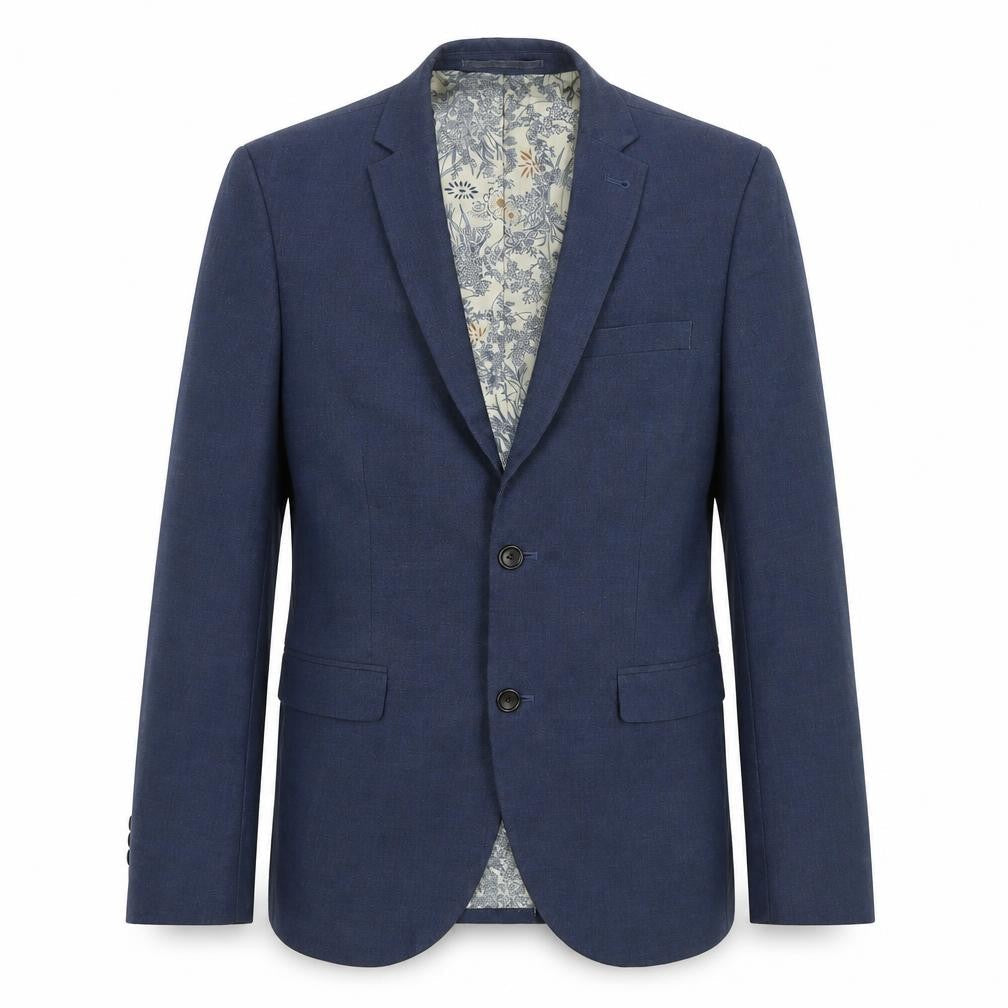 NEXT Mens Blue Polyester Jacket Blazer Size 38 Regular