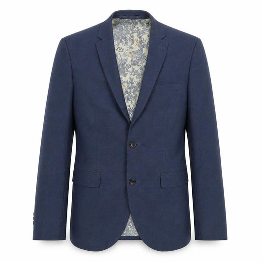 Next Mens Blue Polyester Jacket Blazer Size 38 Regular