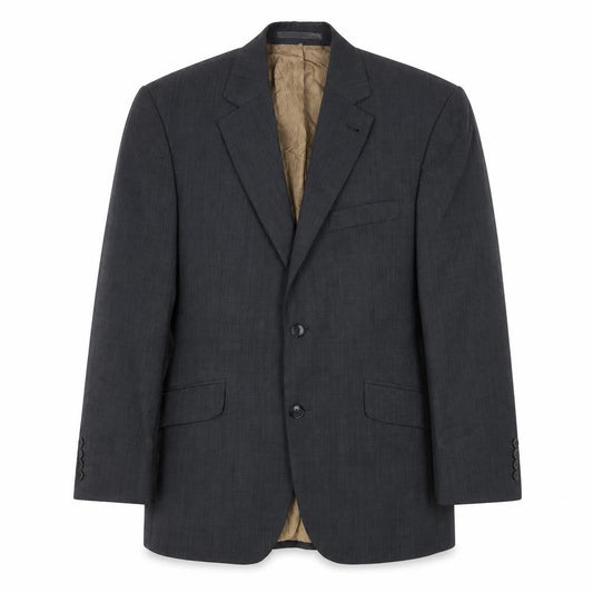 Racing Green Mens Grey Wool Jacket Blazer Size 38 Regular