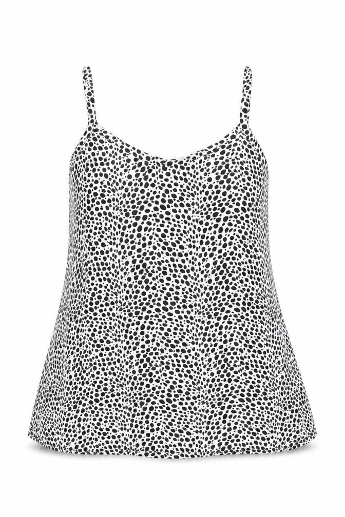 Love Yours Womens White Geometric Viscose Basic T-Shirt Size 18 V-Neck