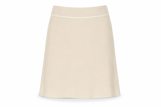 Dorothy Perkins Womens Beige Polyester A-Line Skirt Size 10 Zip