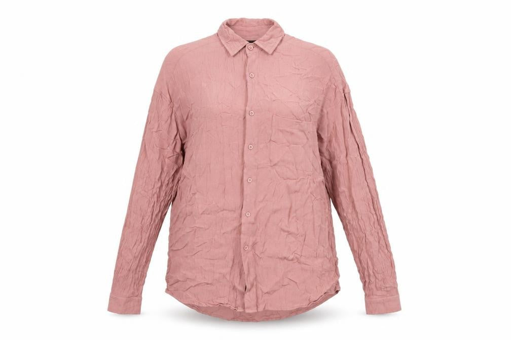 ASOS Womens Pink Viscose Basic Button-Up Size XS Collared