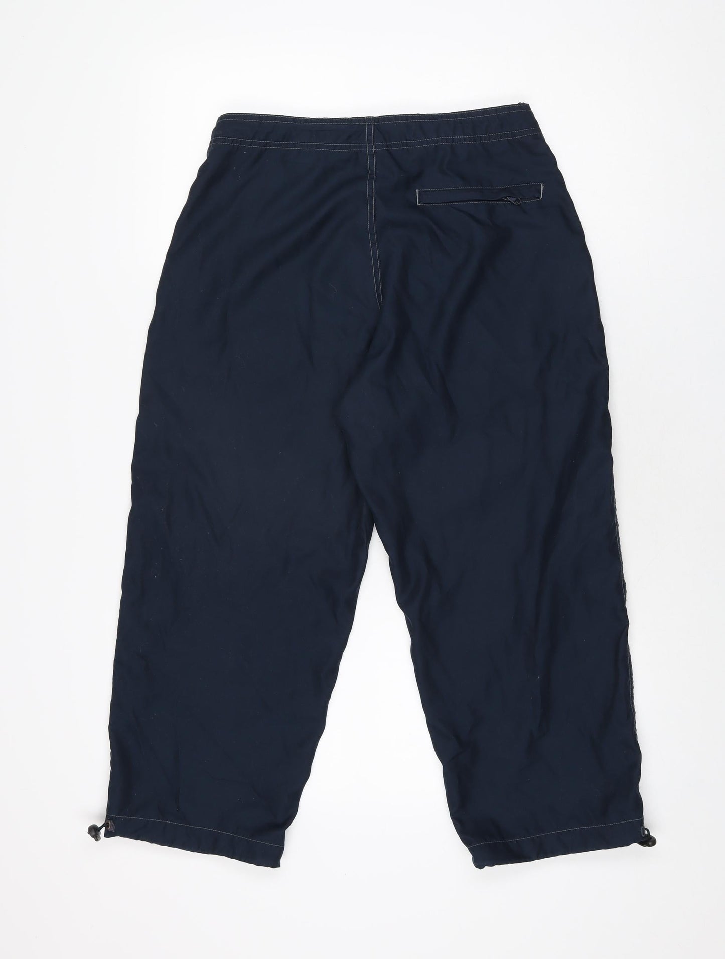 Gap Womens Blue Polyester Cropped Trousers Size S L22.5 in Regular Zip