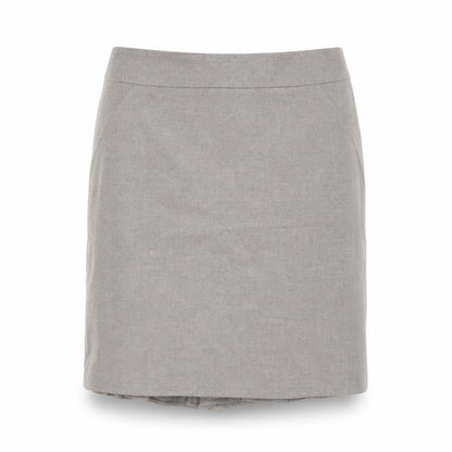 Next Womens Brown Polyester A-Line Skirt Size 12 Zip
