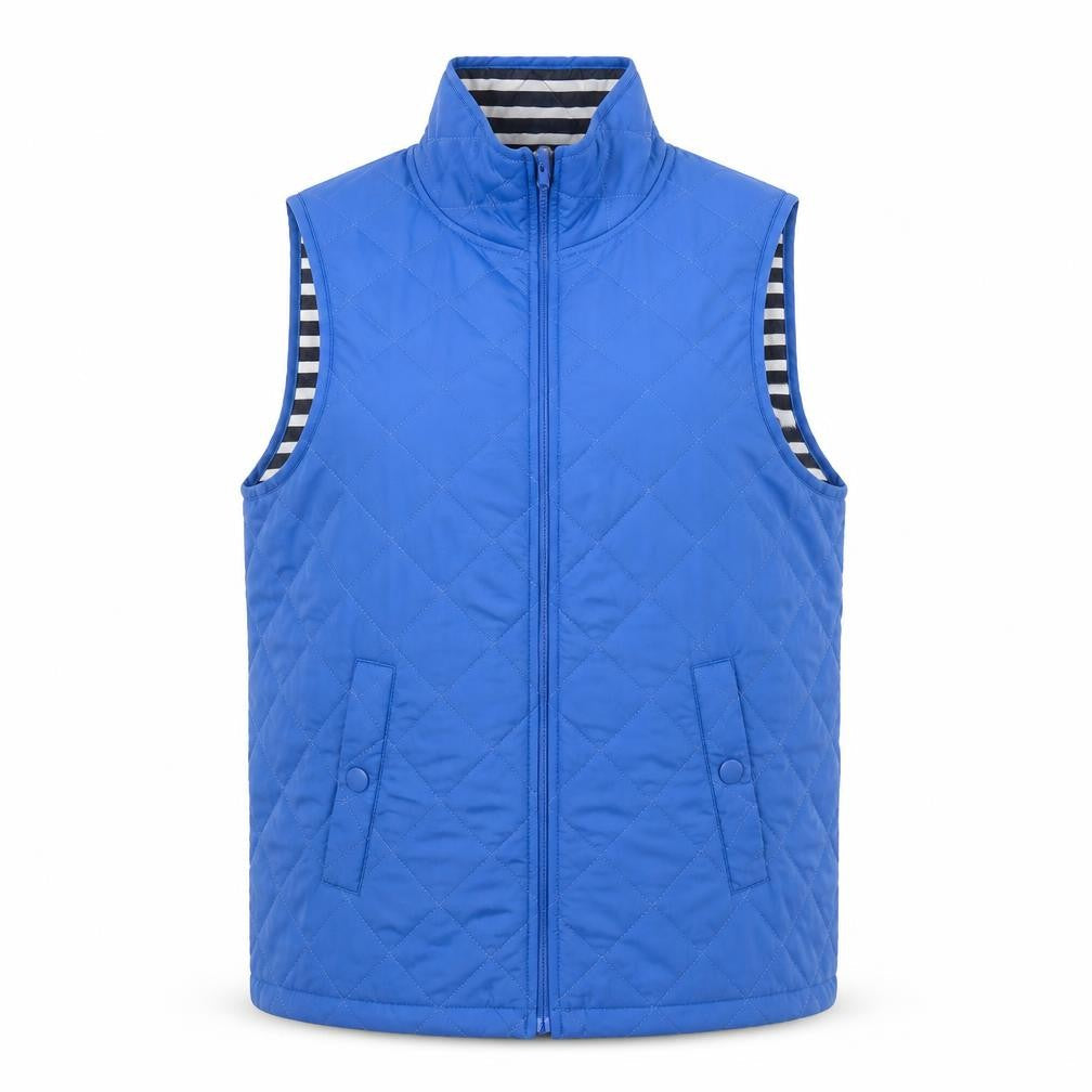 Cotton Traders Womens Blue Gilet Jacket Size S Zip