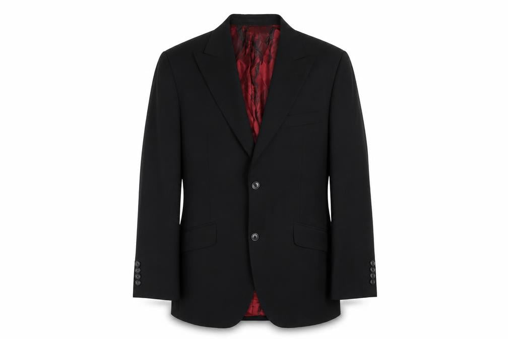 Ventuno 21 Mens Black Polyester Jacket Suit Jacket Size 40 Regular