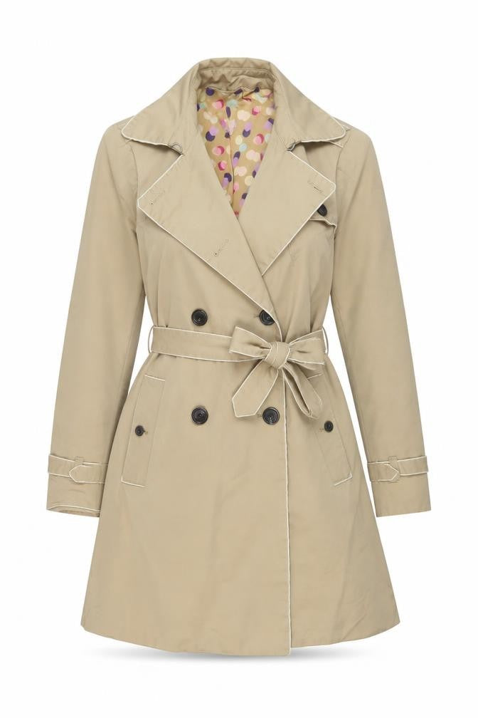 Gap Womens Beige Overcoat Coat Size S Button