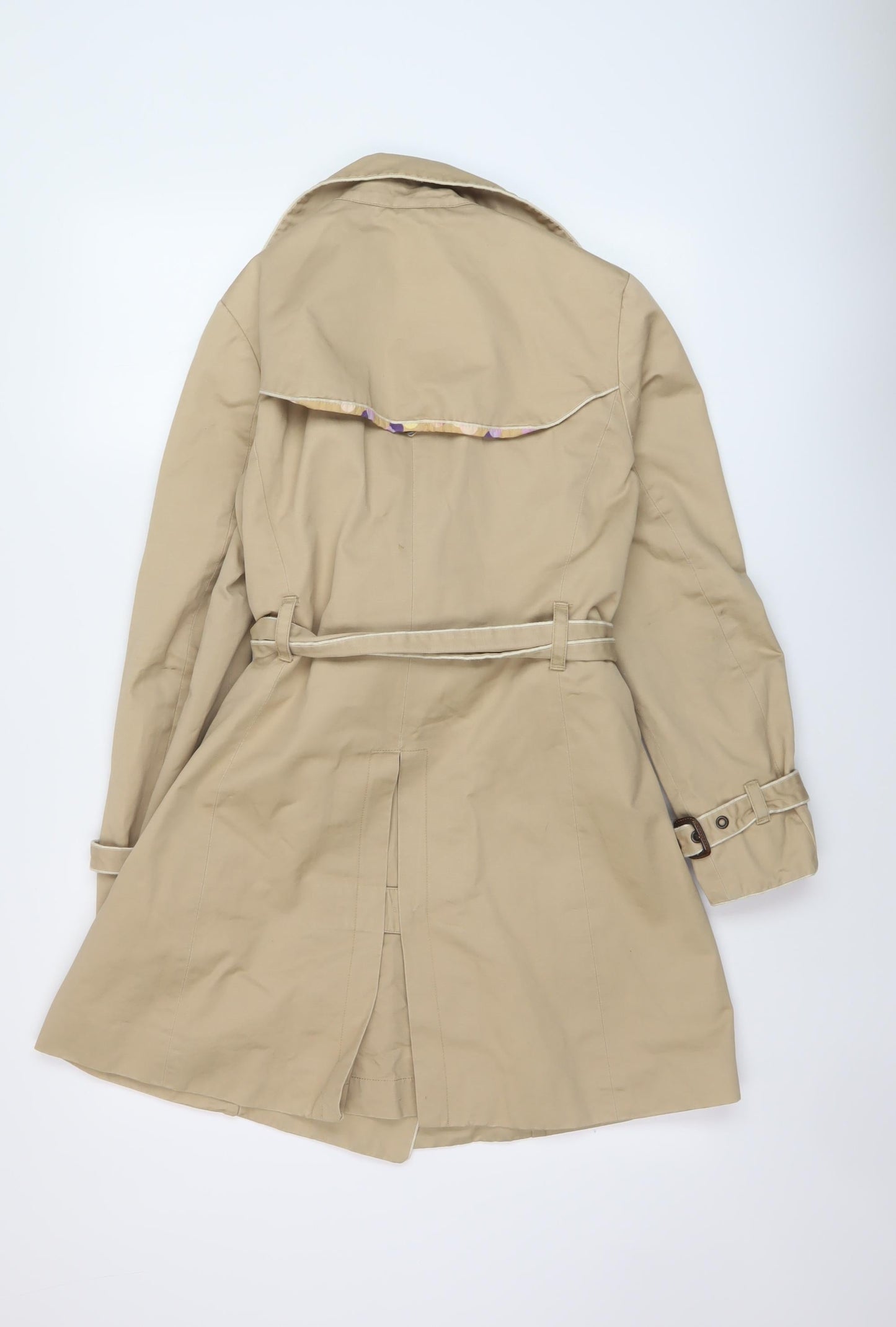 Gap Womens Beige Overcoat Coat Size S Button