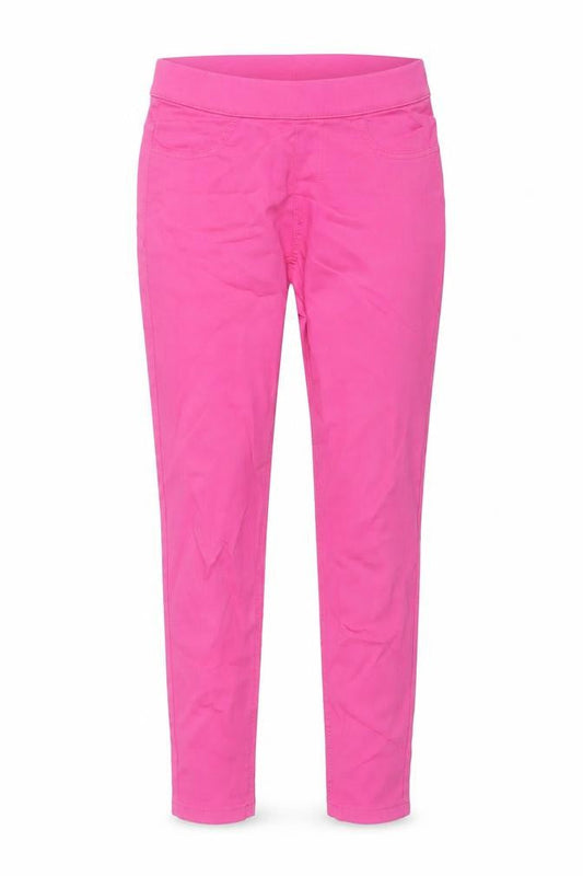 Marks & Spencer Womens Pink Cotton Jegging Jeans Size 10 L26 in Regular