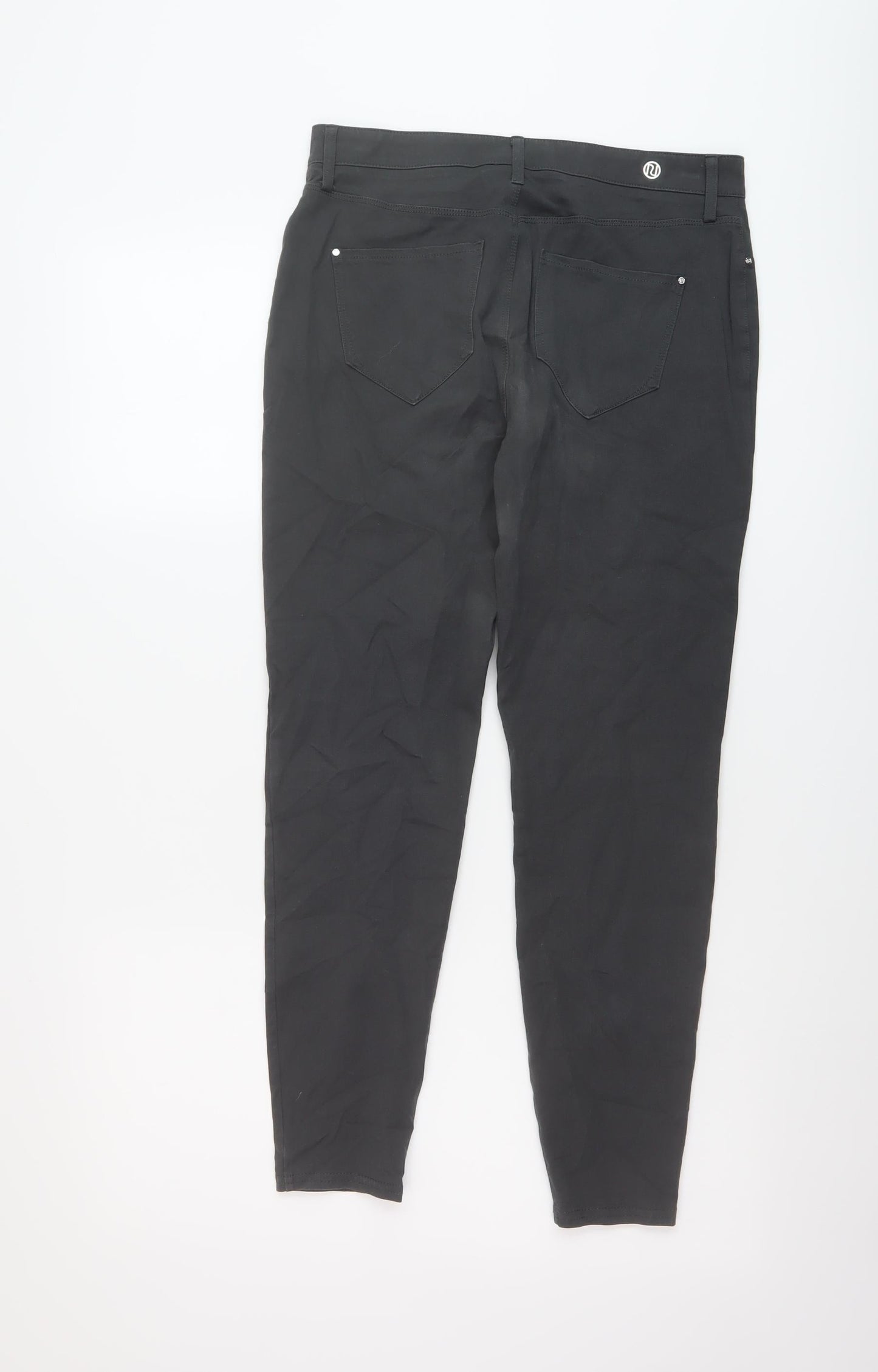 River Island Womens Green Cotton Skinny Jeans Size 10 L26 in Regular Button