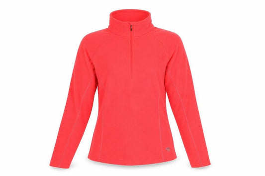 Mountain Hardwear Womens Pink Polyester Pullover Sweatshirt Size S Zip - Neon