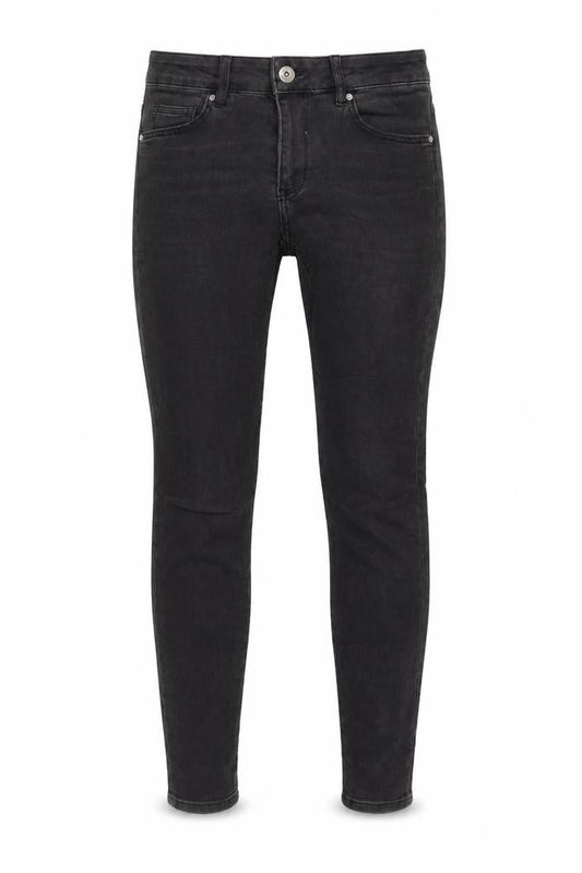 Divided by H&M Womens Black Cotton Skinny Jeans Size 8 L28 in Regular Zip