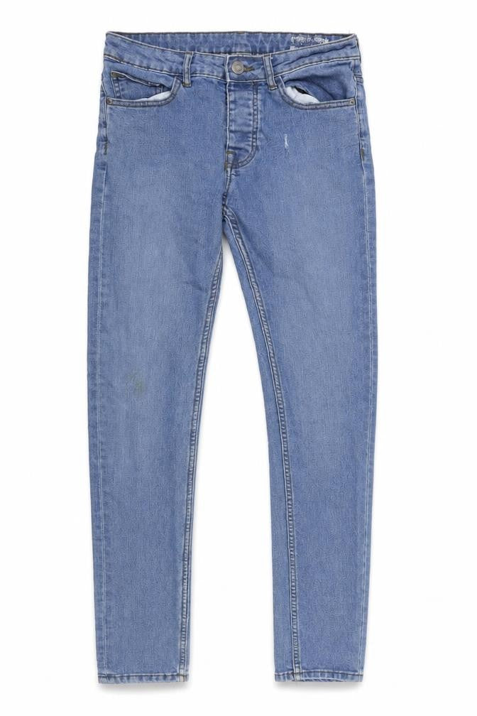 Denim & Co. Mens Blue Cotton Skinny Jeans Size 30 in L31 in Regular Button