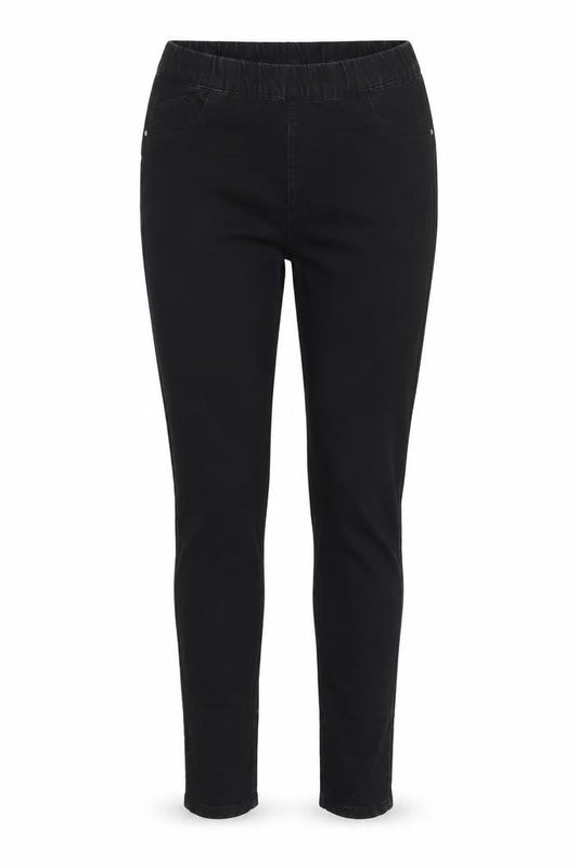 Denim & Co. Womens Black Cotton Jegging Jeans Size 10 L31 in Regular