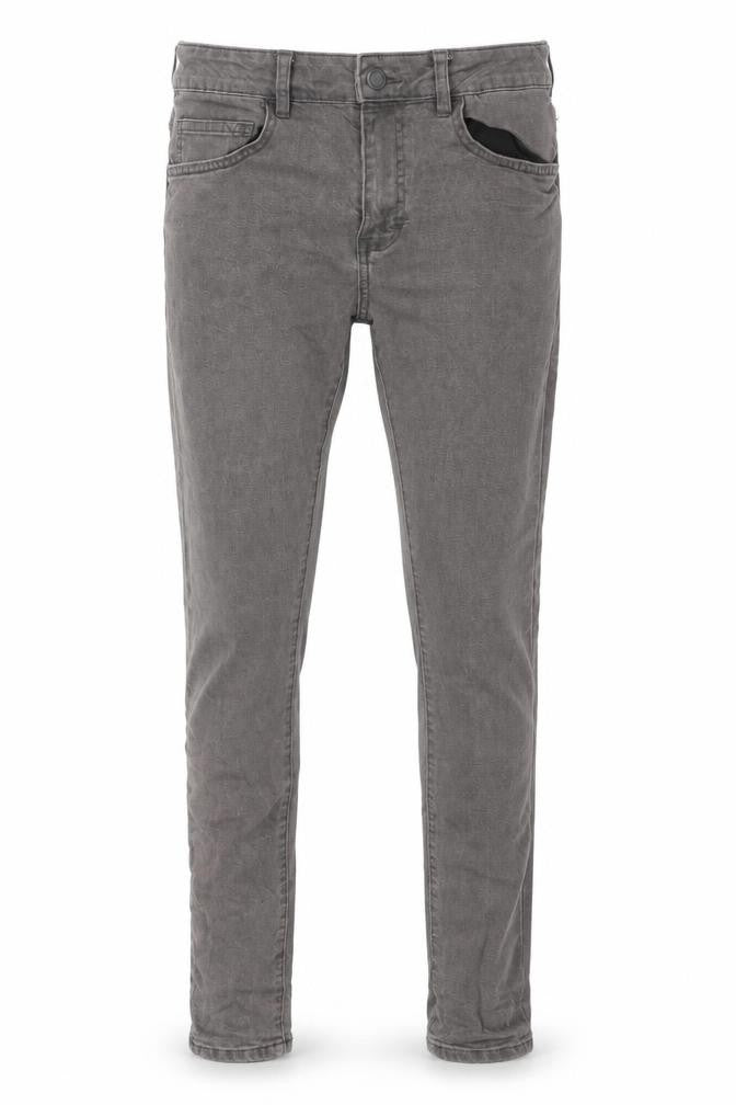 Bershka Mens Grey Cotton Skinny Jeans Size 30 in L28 in Regular Zip