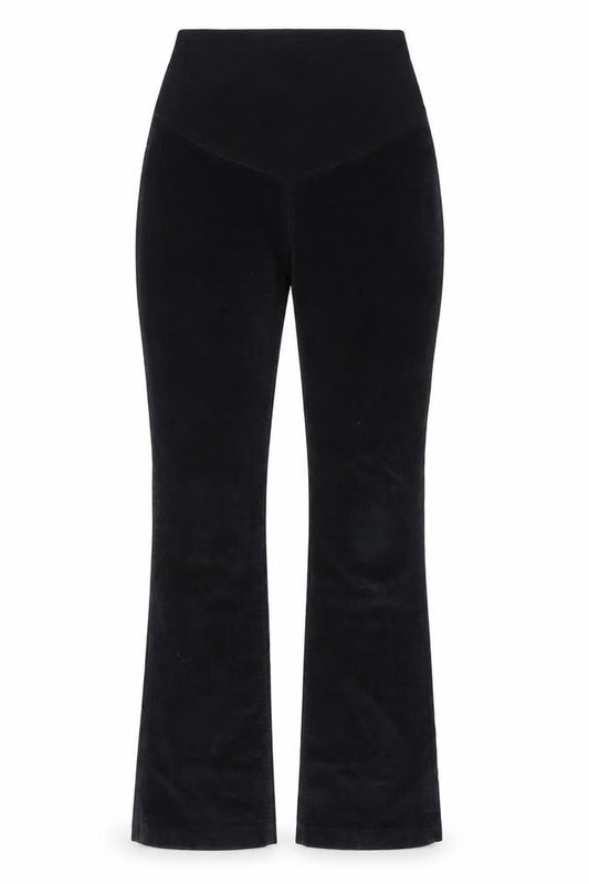 zerotonine Womens Black Cotton Trousers Size 28 in L29 in Regular