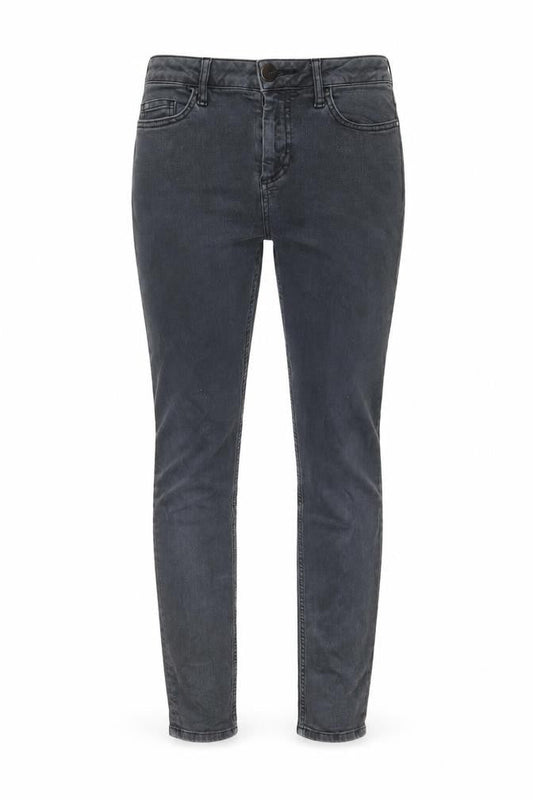 Topshop Womens Grey Cotton Skinny Jeans Size 26 in L32 in Regular Zip