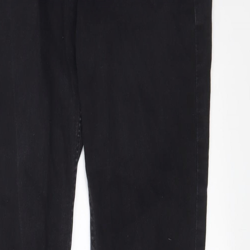 H&M Womens Black Cotton Skinny Jeans Size 26 in L28 in Regular Zip