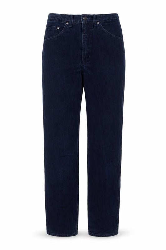 Half Womens Blue Cotton Straight Jeans Size 29 in L30 in Regular Zip