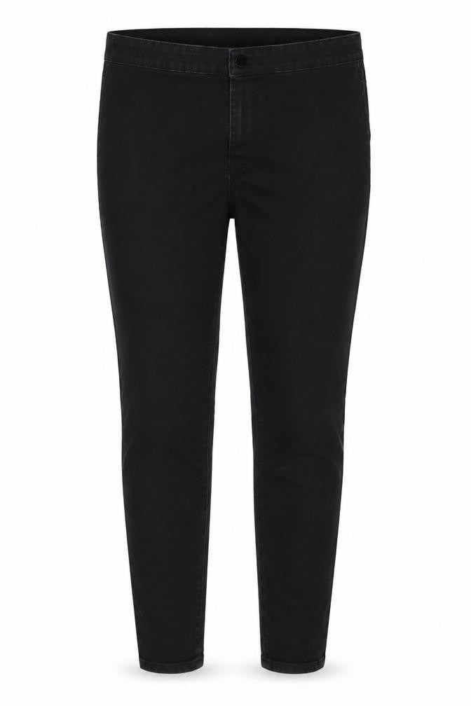 Denim & Co. Womens Black Cotton Skinny Jeans Size 14 L25 in Regular Zip