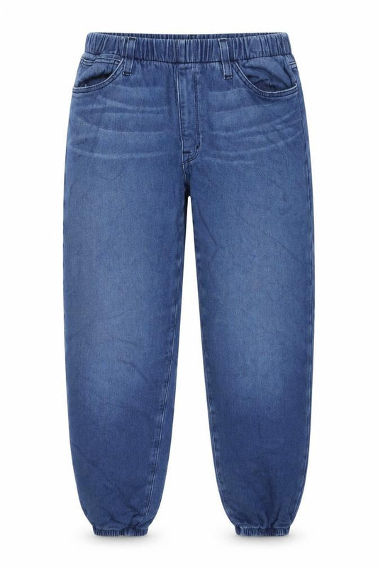 Rich & Skinny Womens Blue Cotton Tapered Jeans Size L L27 in Regular Zip